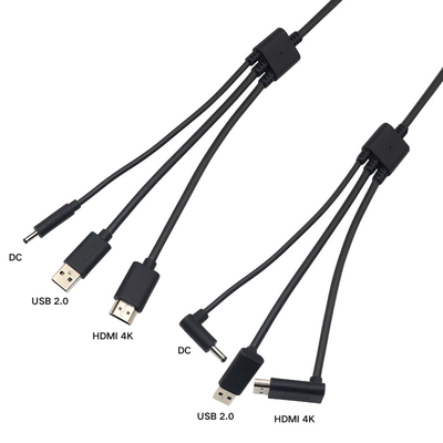 Tinned Copper Conductor 3glasses VR Cable VR Gaming Cable HDMI USB 3.5mm DC 4k 60hz 5m VR Connecting Cable For HTC VIVE