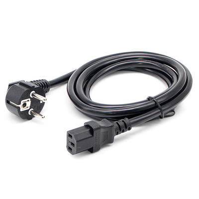 Computer and Laptop Free Sample EU VDE 220v Schuko ECO ECO 7/7 AC Power Cord IEC C13 3 Pin Plug Power Cable For